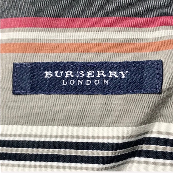 Authentic BURBERRY Vintage Striped Cotton Shirt - Picture 6 of 8